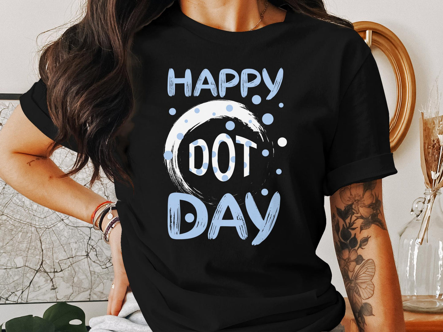 Happy Dot Day (3) T-Shirt, Happy Third Birthday Shirt, 3rd Birthday Shirt, Three Birthday Shirt, 3rd Birthday Tee - Mardonyx T-Shirt