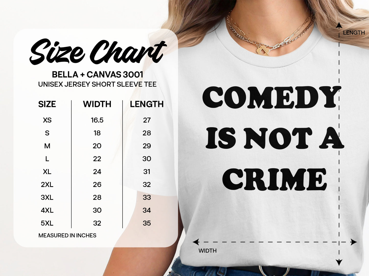 Comedy Is Not A Crime Short Sleeve Tee product