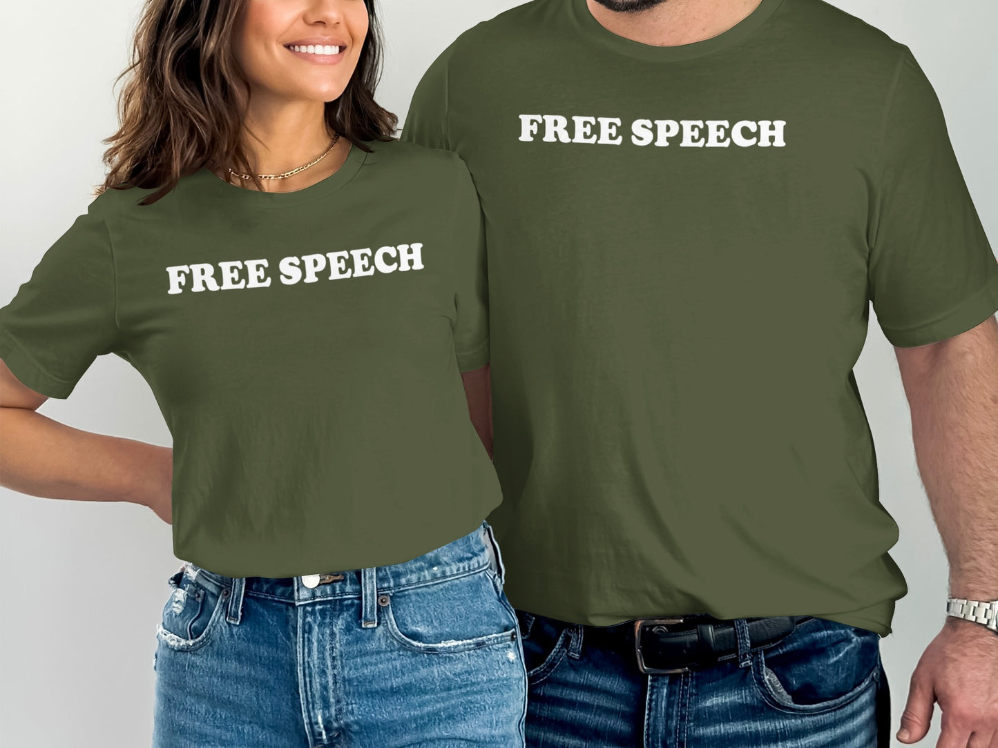 Free Speech Graphic Tee Shirt Unisex Fashion product type