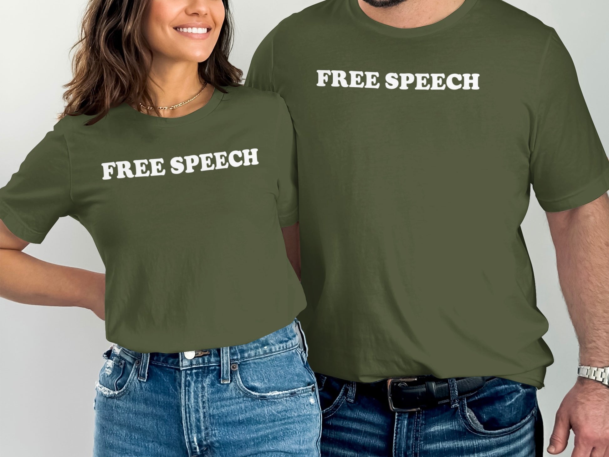 Free Speech Graphic Tee Shirt Unisex Fashion product type