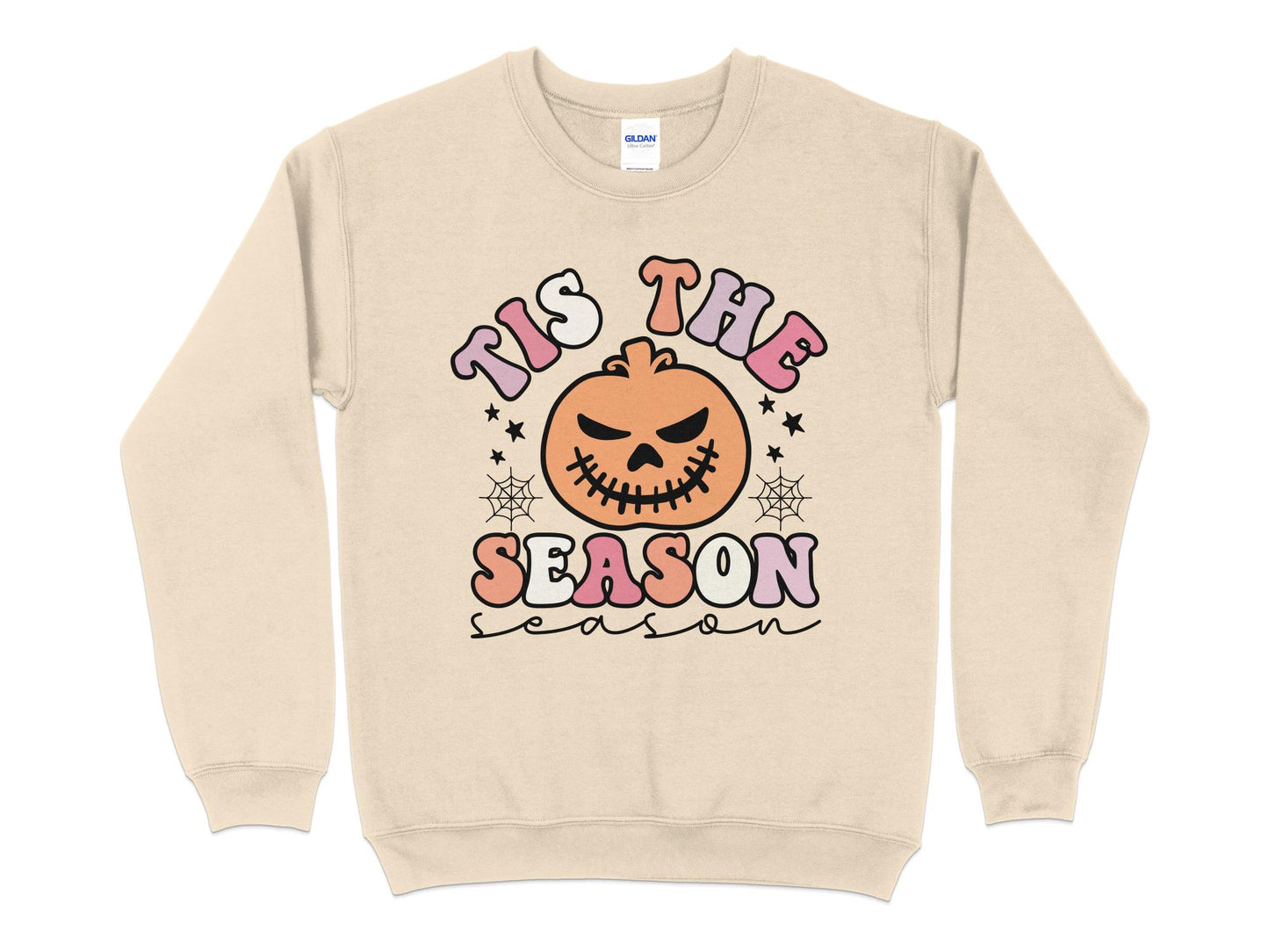Tis The Season Halloween Sweatshirt - Mardonyx Sweatshirt S / Sand