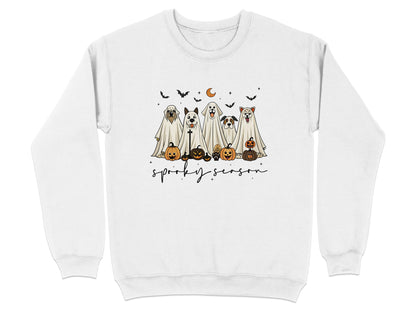 Spooky Season Ghost Dogs Halloween Sweatshirt product type
