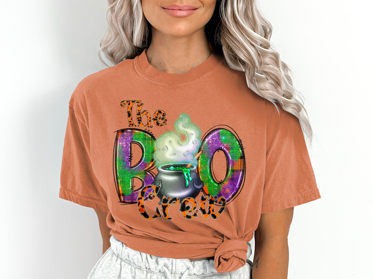 Women's The Boo Crew Halloween T-shirt