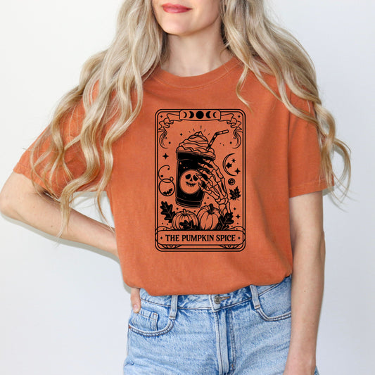 Trendy Pumpkin Spice Graphic Tee for Casual Wear