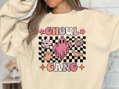 Ghoul Gang Sweatshirt, Halloween Sweatshirt, Funny Halloween Shirt, Halloween Crewneck - Mardonyx Sweatshirt