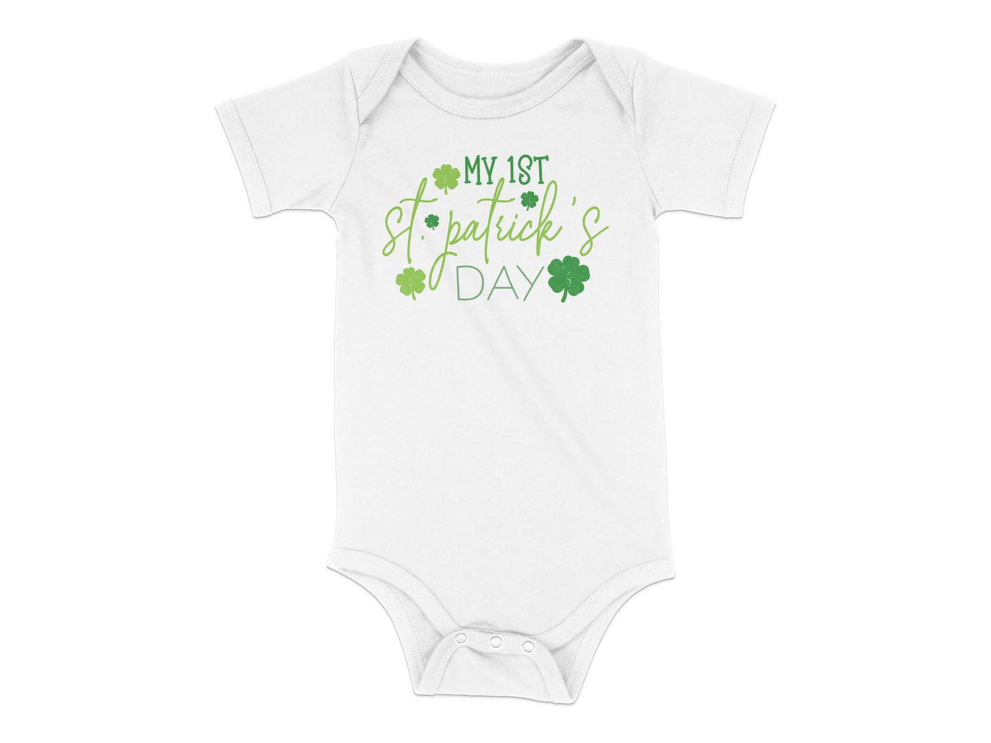 Baby's First St. Patrick's Day Bodysuit - Mardonyx T-Shirt 24M / White