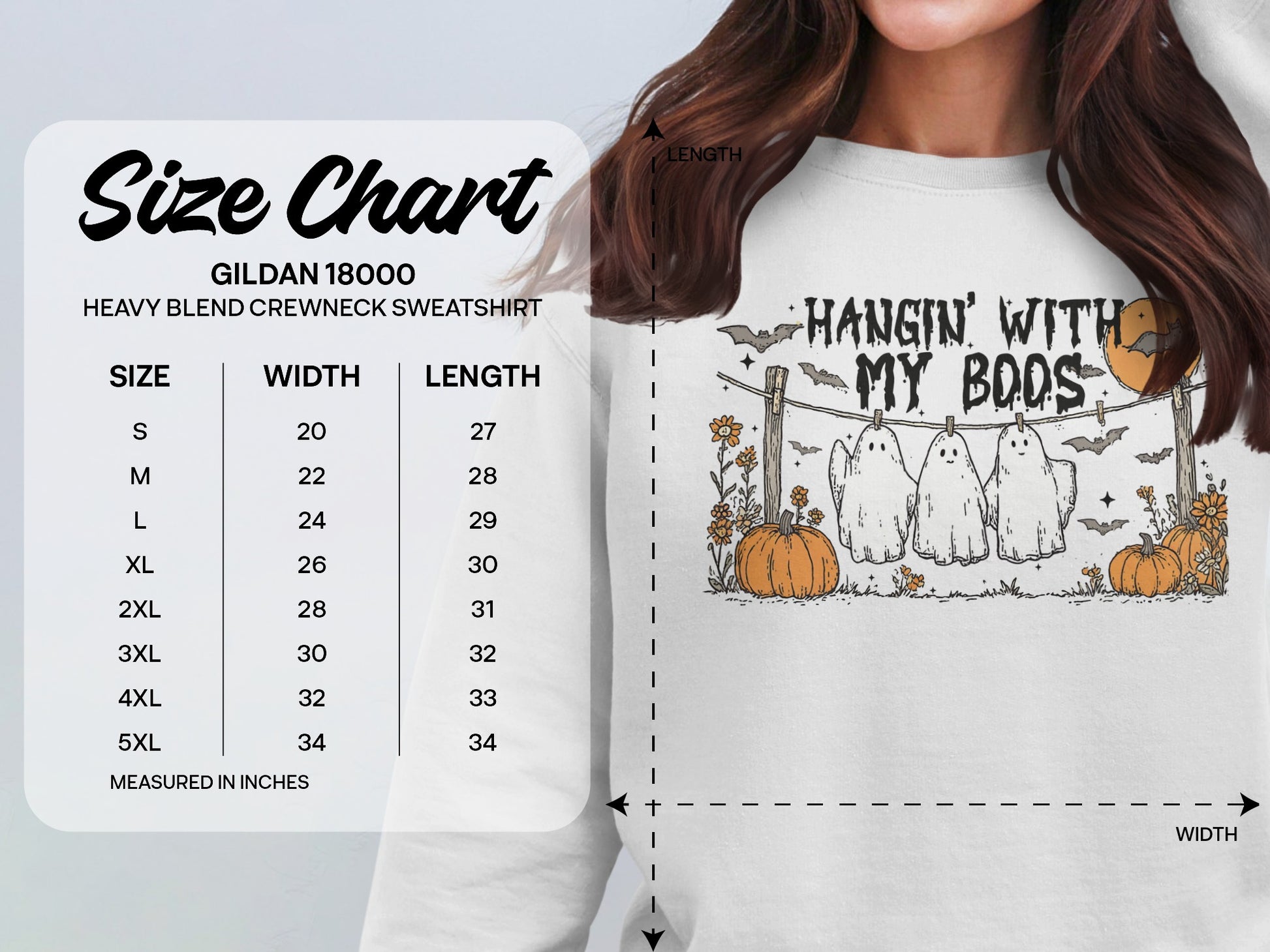 Hangin With My Boos Halloween Theme Sweatshirt product type