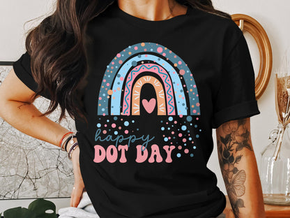 Dot Day Boho Rainbow T-Shirts - Mardonyx T-Shirt