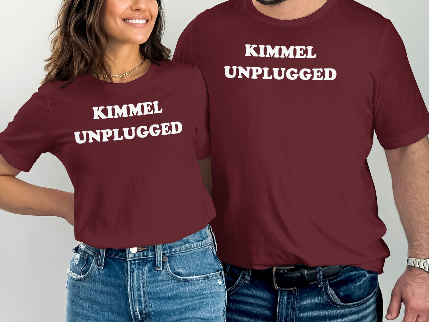 Kimmel Unplugged Graphic Tee Couples Matching product type