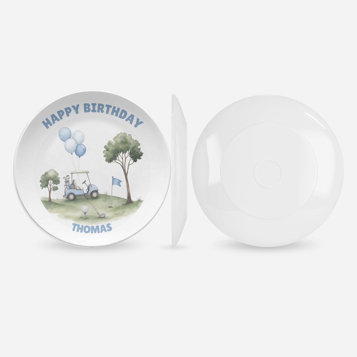 Happy Birthday Golf Plate