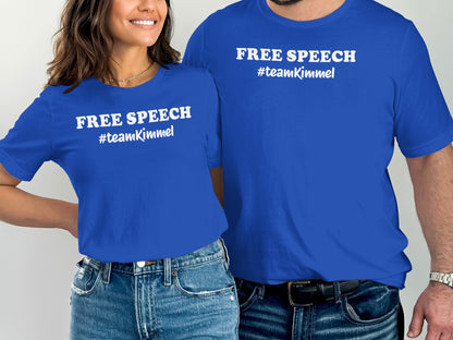Free Speech #teamKimmel Graphic Tee Shirt Product