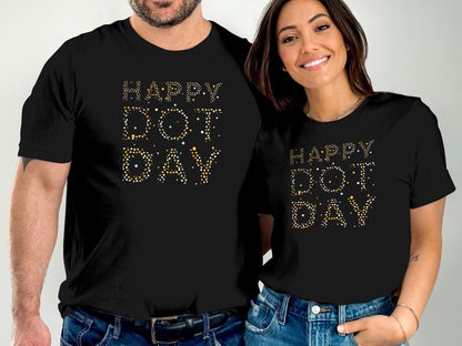 Happy Dot Day Shirt, Cute Valentines Day Tee, Valentines Day Gift For Her, Valentine Gift Idea, Cute Valentine T-Shirt - Mardonyx T-Shirt