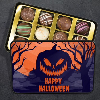 Happy Halloween Chocolate Truffles, Halloween Candy Gift - Mardonyx Candy