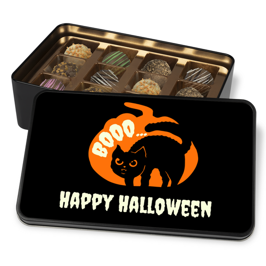 Happy Halloween Chocolate Truffles Gift Box