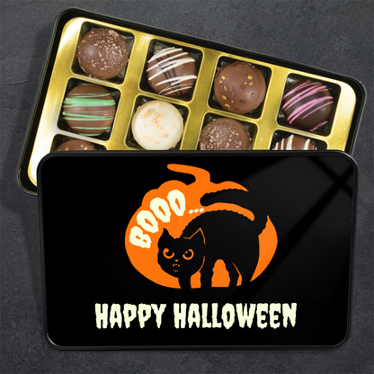 Happy Halloween Chocolate Truffles Gift Box - Mardonyx Candy
