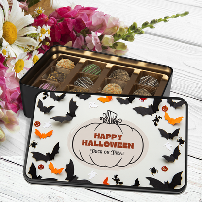 Halloween Chocolate Gift Box, Halloween Chocolate Truffles - Mardonyx Candy