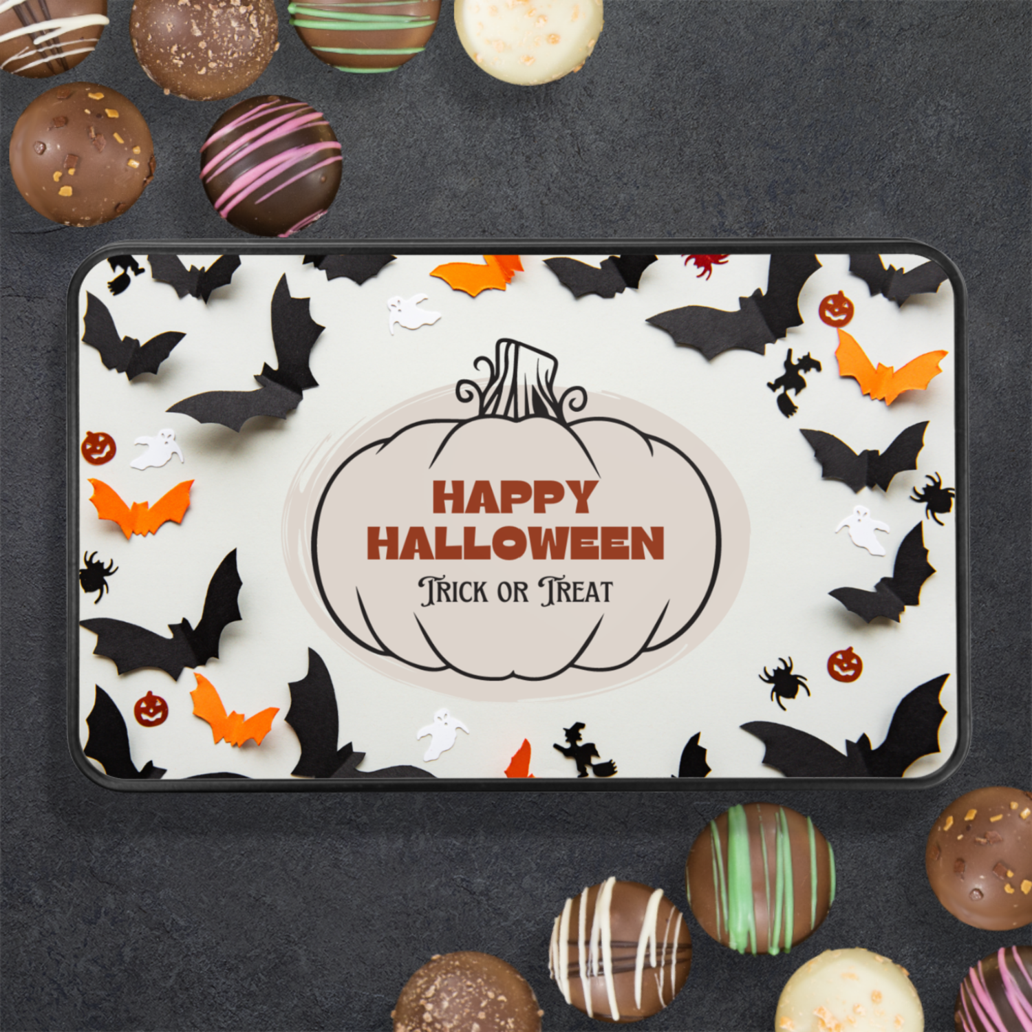 Halloween Chocolate Gift Box, Halloween Chocolate Truffles - Mardonyx Candy