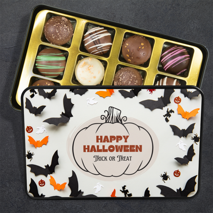 Halloween Chocolate Gift Box, Halloween Chocolate Truffles - Mardonyx Candy