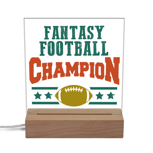 Fantasy Football Award Acrylic Plaque - Mardonyx