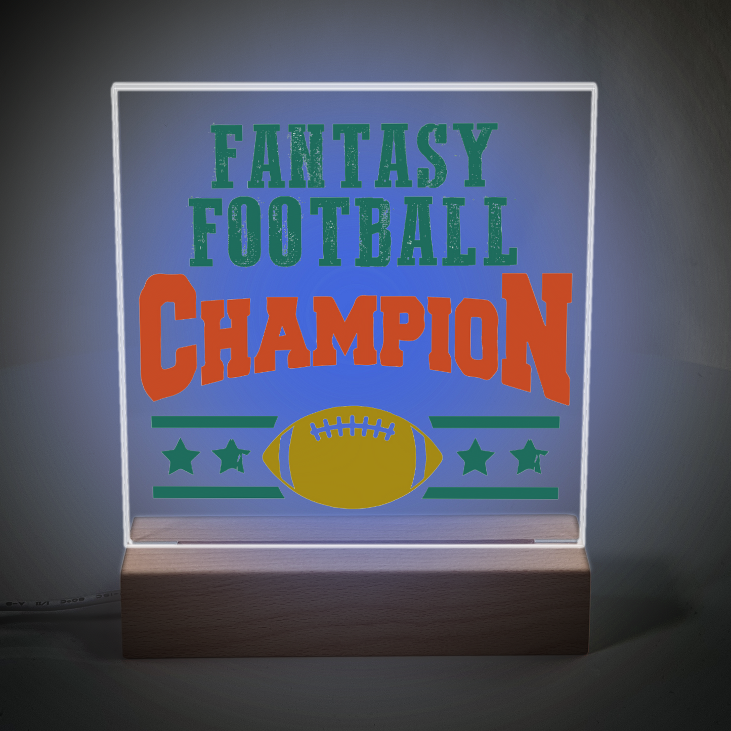 Fantasy Football Award Acrylic Plaque