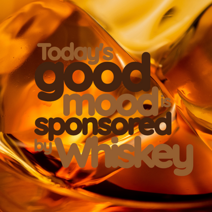 Funny Whiskey Glasses for Men, Today's Good Mood - Mardonyx
