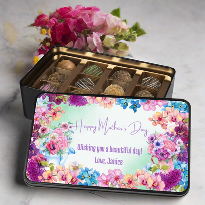 Personalized Chocolate Truffles Mother's Day Gift for Mom