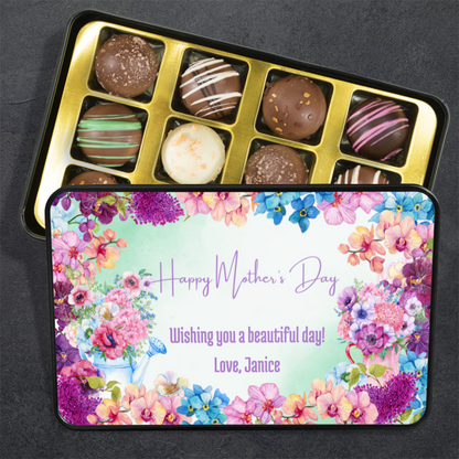 Personalized Chocolate Truffles Mother's Day Gift for Mom