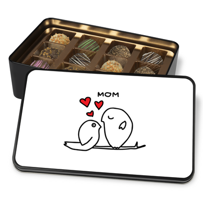 Mother's Day Chocolate Truffles Keepsake Tin Gift for Mom