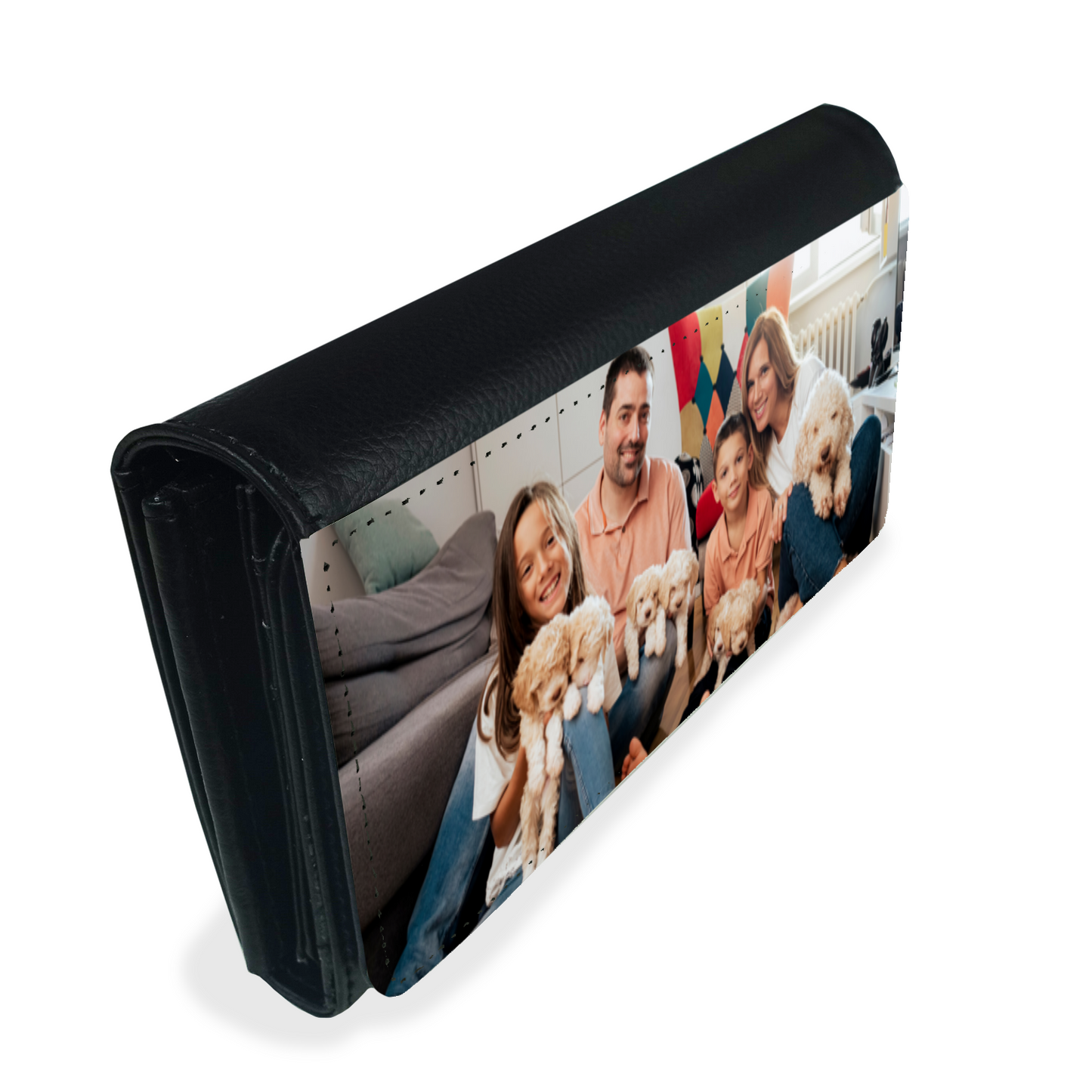 Personalized Photo Synthetic Leather Ladies Purse Wallet
