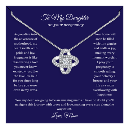 Motherhood Magic: Personalized Pendant Necklace Collection for Expectant Daughters