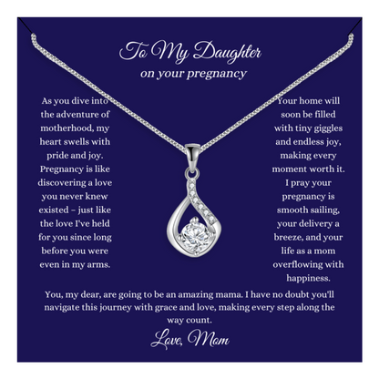 Motherhood Magic: Personalized Pendant Necklace Collection for Expectant Daughters