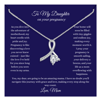 Motherhood Magic: Personalized Pendant Necklace Collection for Expectant Daughters