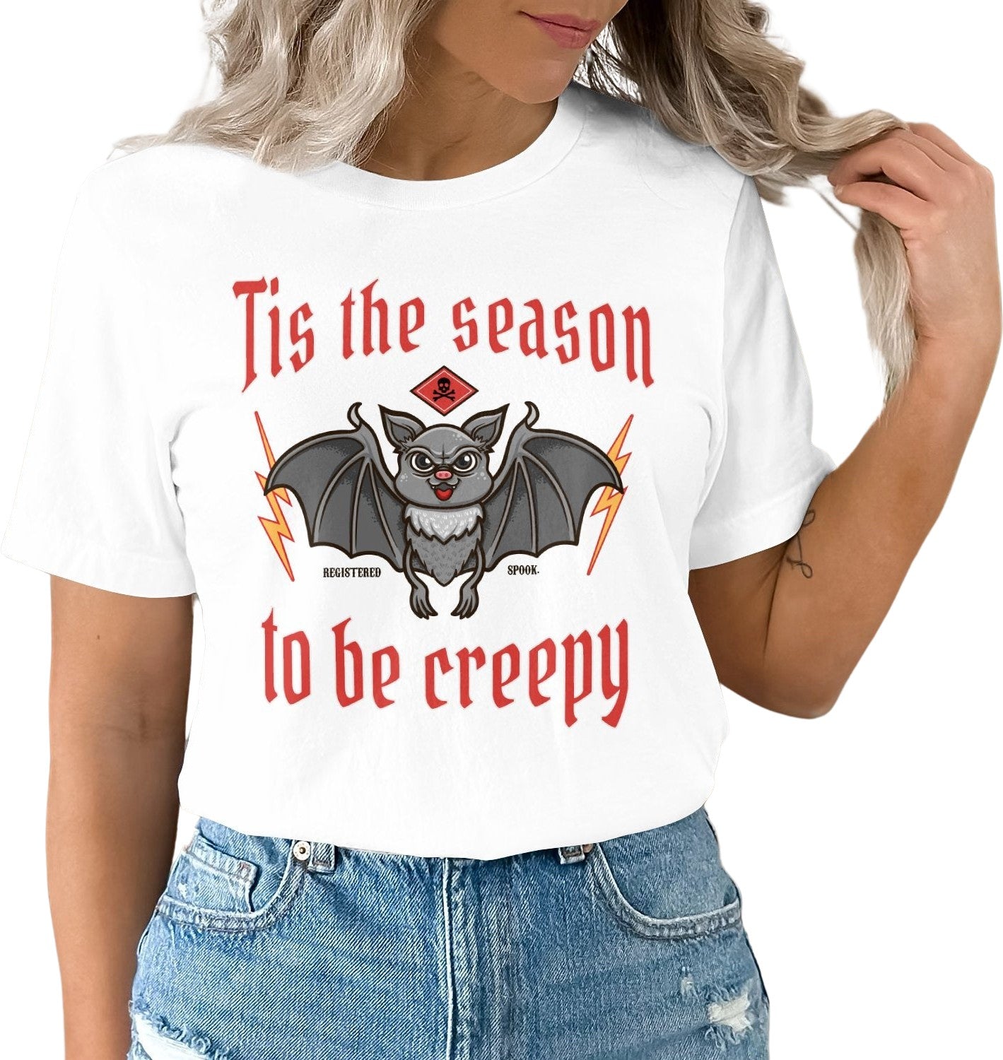 Tis the Season Halloween T-Shirt, Halloween T-Shirts For Women, Cute Fall Shirts, Fall T-Shirts, Boho Pumpkin Shirt, Cute Scary Tee