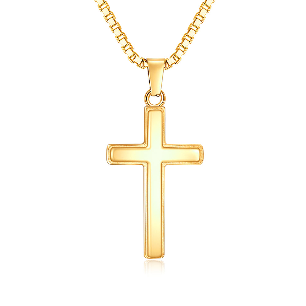 I Have Found The One My Soul Loves Gold Cross Christian Necklace - Song of Solomon