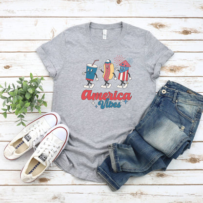 Women's July 4th American Vibes Shirt