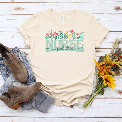 Pediatric Nurse T-Shirt, Retro Nurse Shirt