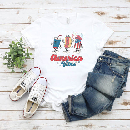 Women's July 4th American Vibes Shirt