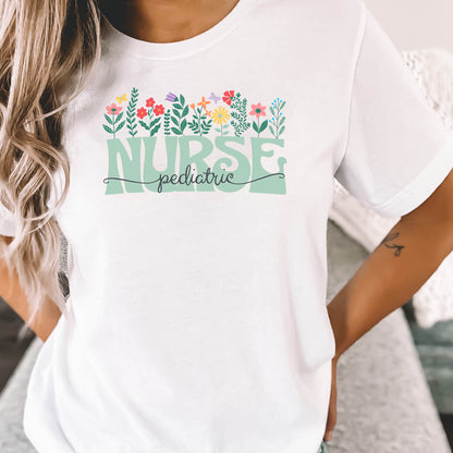 Pediatric Nurse T-Shirt, Retro Nurse Shirt