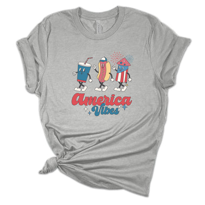 Women's July 4th American Vibes Shirt