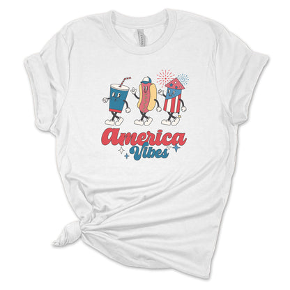 Women's July 4th American Vibes Shirt