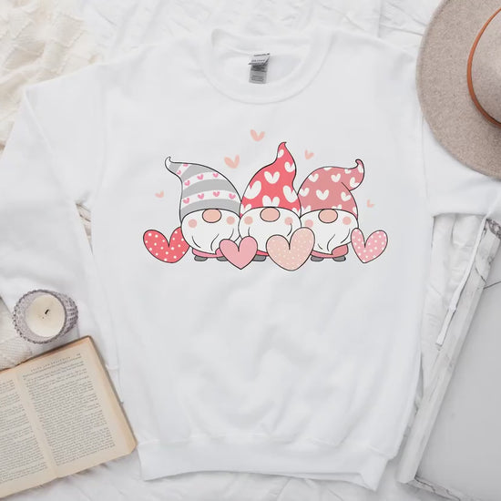 Valentine Gnomes Shirt, Valentines Day Shirt for Woman, Cute Valentine Shirt, Scandinavian Gnome Shirt, Valentines Day Gift