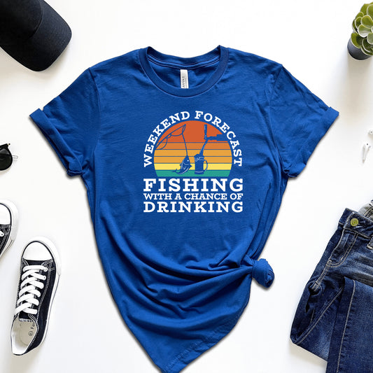 Men's Fishing Shirt, Fishing Drinking Shirt
