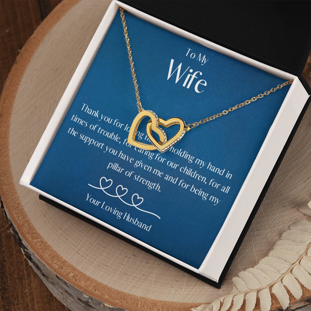 Gift for Wife from Husband, Gift for Wife Necklace, Gift for Wife Birthday Necklace, Gift for Wife Christmas, Wife Necklace