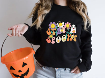 Stay Spooky Retro Halloween Sweatshirt