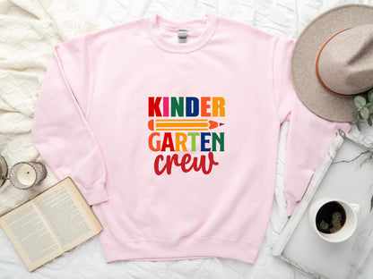 Kindergarten Teacher Sweatshirt, Kindergarten Crew