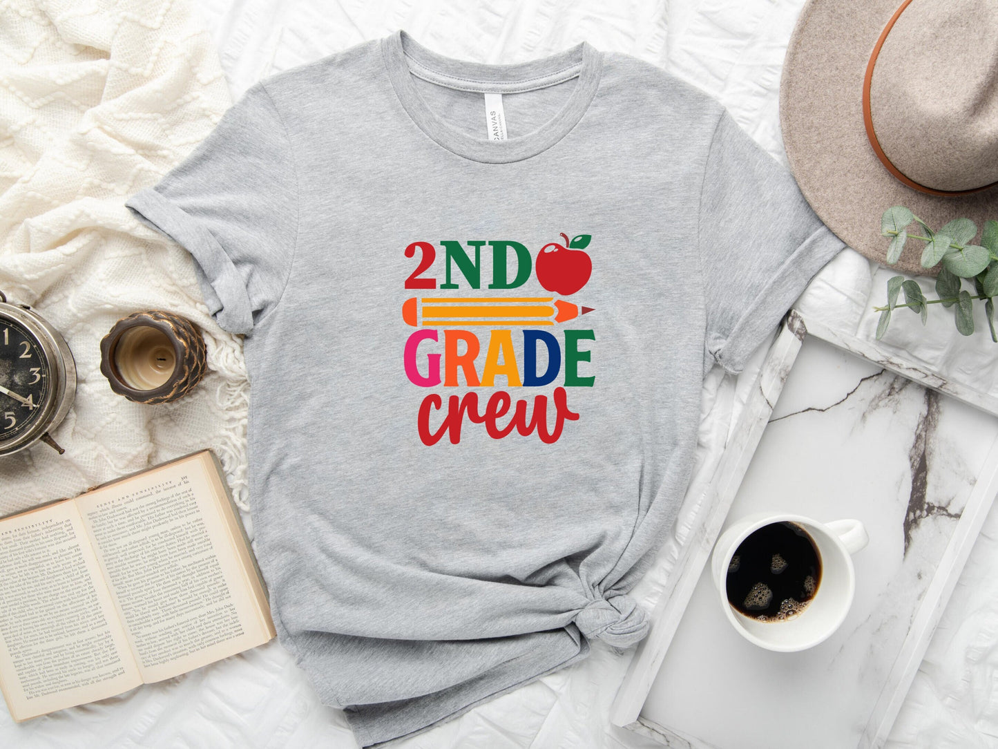 Second Grade Teacher T-Shirt, Teacher Grade Gift, 2nd Grade Tee, Second Grade T Shirt, 2nd Grade Team, Teacher Squad Shirts