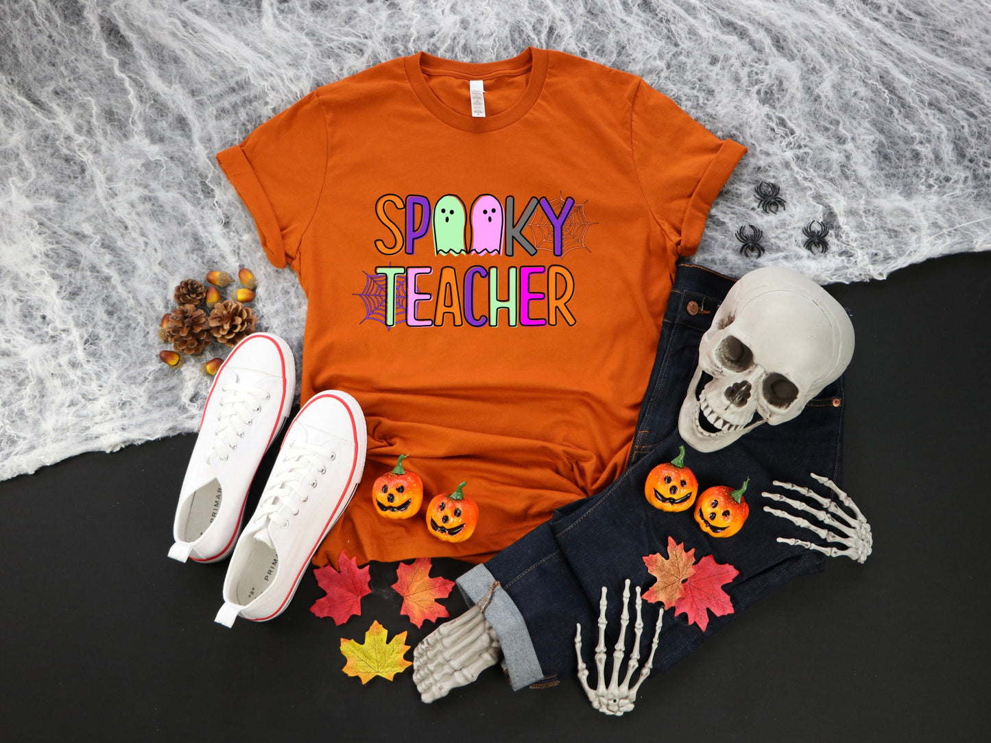 Spooky Teacher T-Shirt, Halloween Teacher Costume