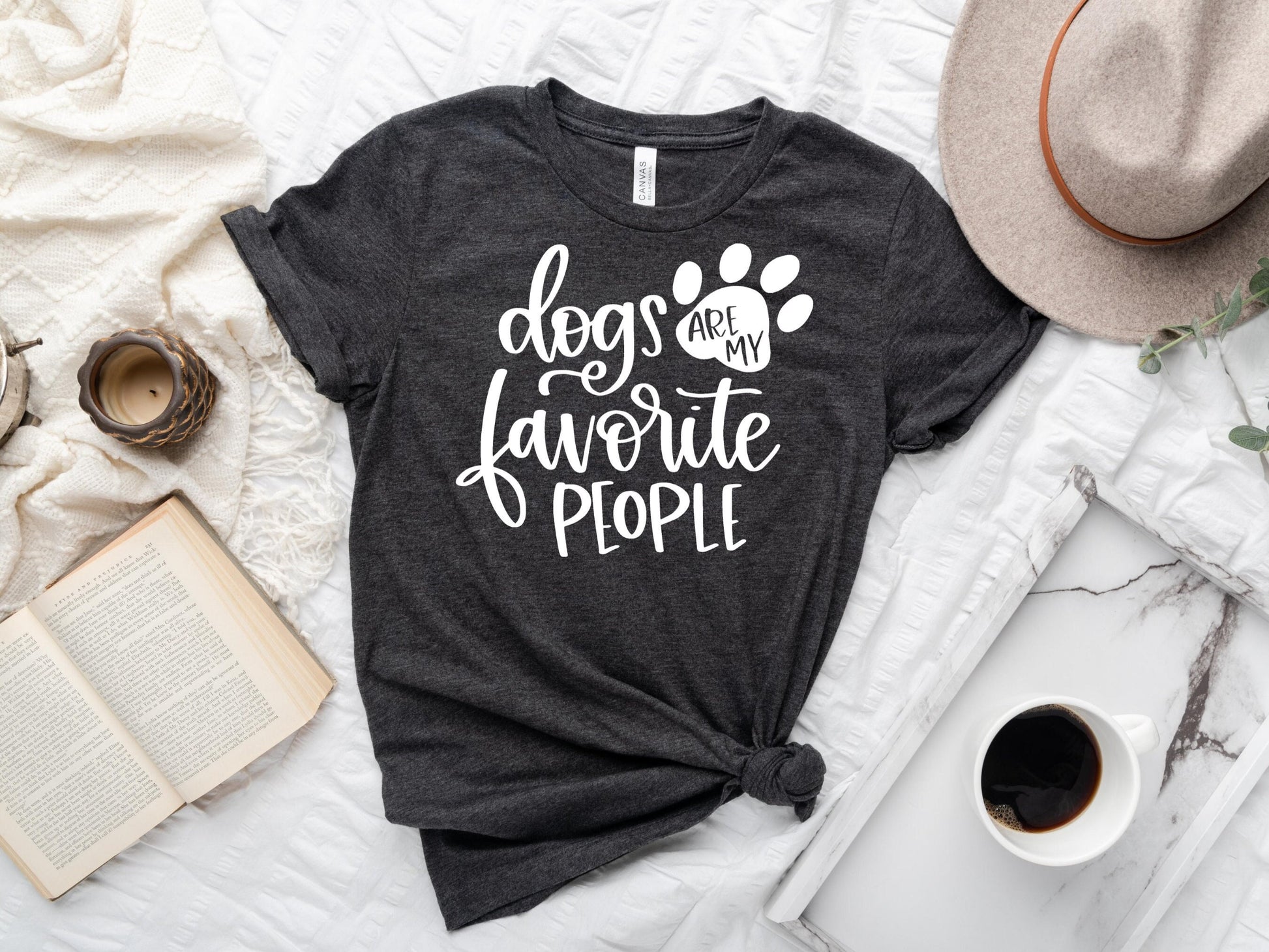 Dogs Are My Favorite People Shirt, Dog Lover Shirt, Dog Shirts, Dog Lover Gift, Dogs Are My Favorite, - Mardonyx T-Shirt Dark Grey Heather / S