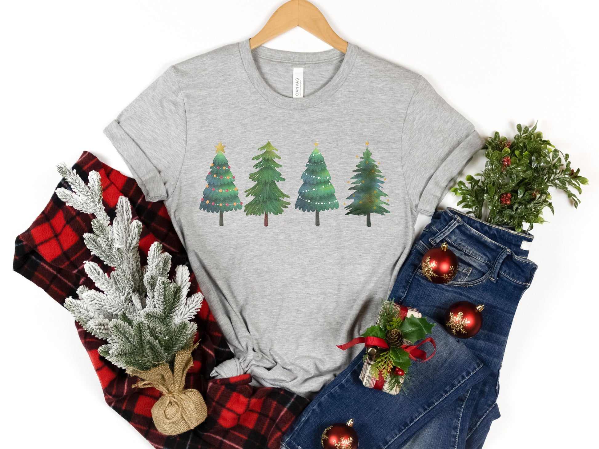 Christmas Trees Shirt, Christmas Shirts for Women, Christmas Tee, Shirts for Christmas, Holiday Tee, Cute Christmas T-Shirt, Holiday Party - Mardonyx T-Shirt