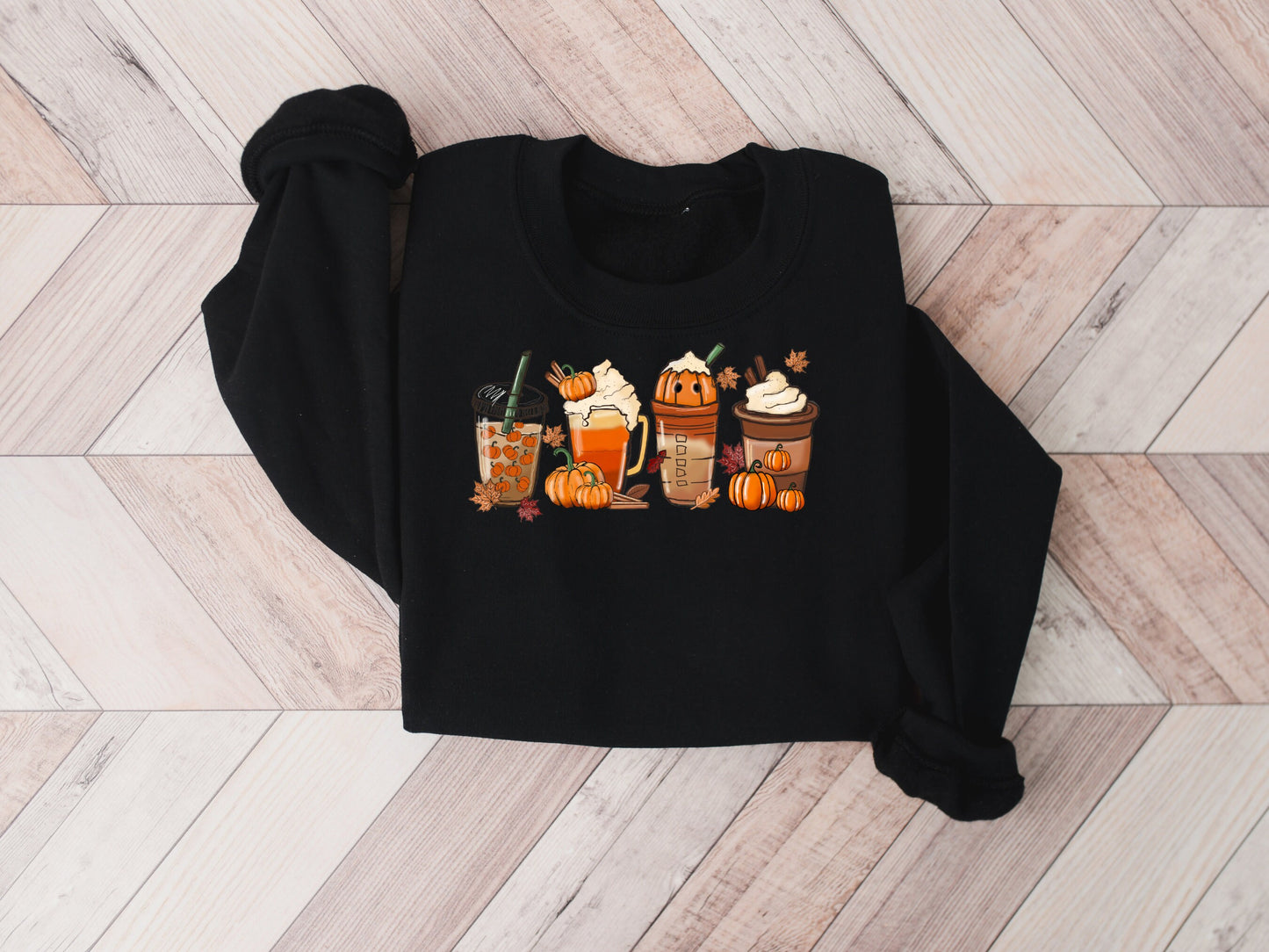 Women's Pumpkin Spice Fall Coffee Shirt, Fall Sweatshirt